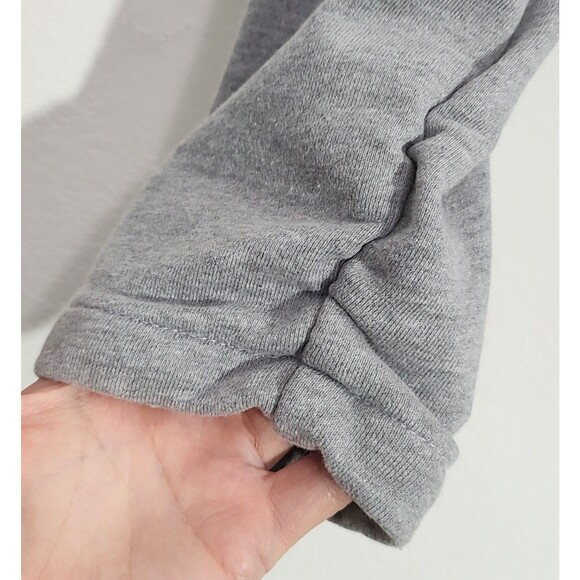 Tulle Anthropologie Gray Cropped Cardigan Jacket 3/4 Sleeve - Picture 6 of 9